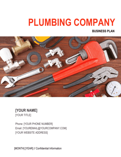 Business-in-a-Box's Plumbing Company Business Plan Template