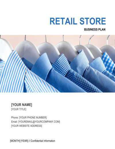 Business-in-a-Box's Retail Store Business Plan 2 Template