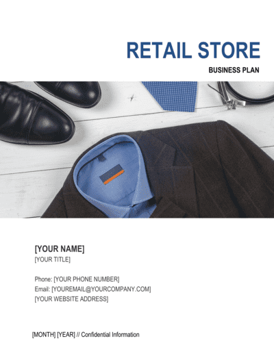 Business-in-a-Box's Retail Store Business Plan 4 Template