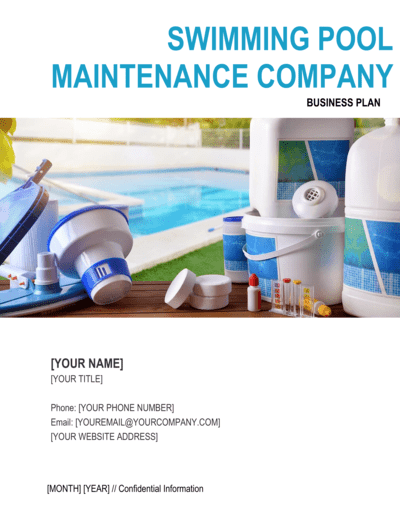 pool maintenance business plan