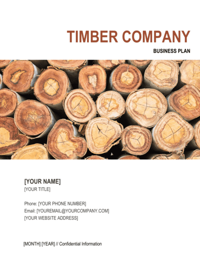 Business-in-a-Box's Timber Company Business Plan Template