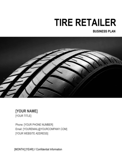 Business-in-a-Box's Tire Retailer Business Plan Template