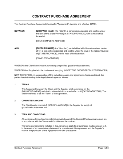 Business-in-a-Box's Contract Purchase Agreement_check Name Template