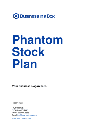Business-in-a-Box's Phantom Stock Plan Template