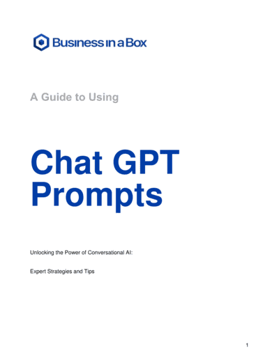 Business-in-a-Box's Chat GPT Accelerator Challenge Template