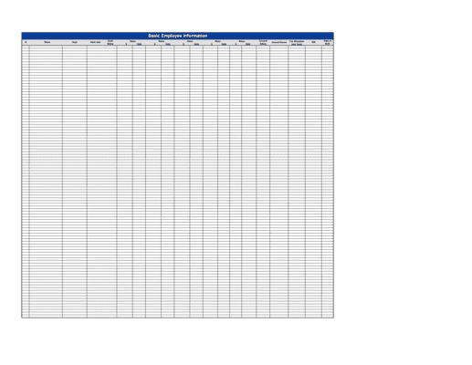 Business-in-a-Box's Employee Absence Tracking Template